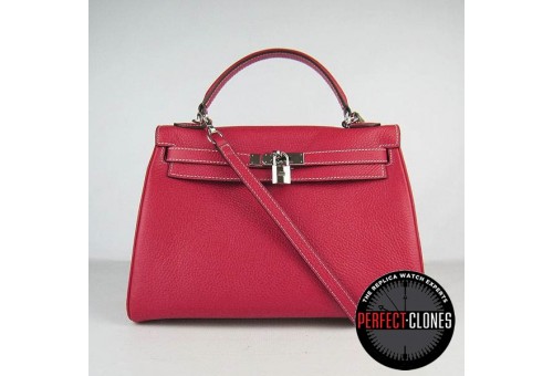 HE-K32-1014 Kelly 32cm Red - Togo Standard