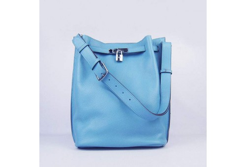HE-SK24-1So Kelly H2804 24cm Light Blue - Togo Standard