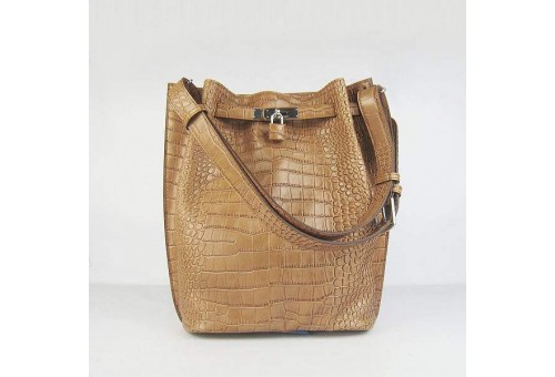 HE-SK24-29 So Kelly H2804 24cm Light Brown - Croc
