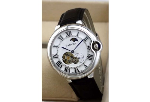 W-CAR-BAL-XL-101 Ballon De Cartier XL SS-RG/LE Asia 2813