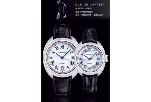 W-CAR-CLE-101 Cle de Cartier Men/Ladies SS/LE Asian 2824