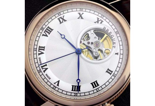 W-BR-1002 Classic Tourbillon RG/LE White/Black A-2824