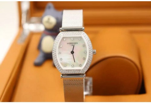 W-LG-L-101 Ladies Tonneau SS-YG-RG/ME Swiss Quartz
