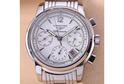 LG00123 Master Chrono SS/SS White Asia 7750