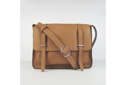 HE-ST32-05 H281Steve Messenger Mid Light Brown - Togo Standard