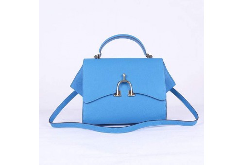HE-STR-08 Stirrup Mini H8065 Mid Blue - Togo Standard