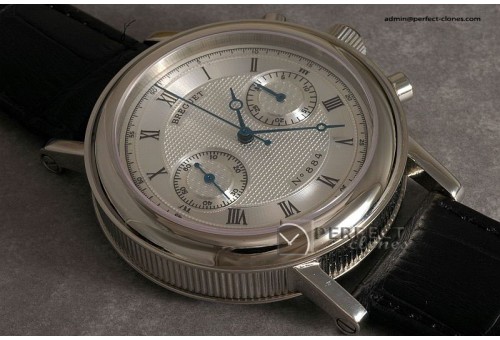 BR10014 Classique Chronograph SS Silver Manual Working Chronos