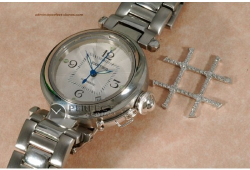 CARPS10003 Pasha 32mm Convex Grid Stainless Steel-Diamond Grid
