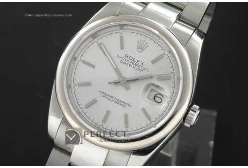 RDJMS1001SS Silver Tuxedo Dial Stick Markers Swiss Eta2836-2