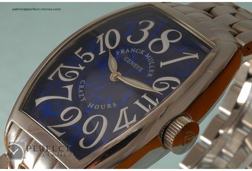 FMCR10001 Curvex Crazy Hour Men SS Blue