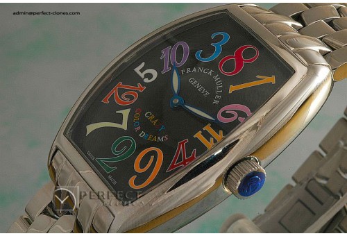 FMCR1001Curvex Crazy Colur Dreams Men SS Black