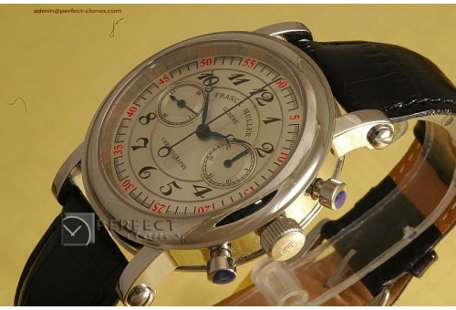 FMRD10001 Ronde Chronograph SS White Working Chronos