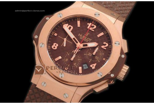 HB10023 Big Bang Full RG Brown CF Dial RG Bezel A77528800bph
