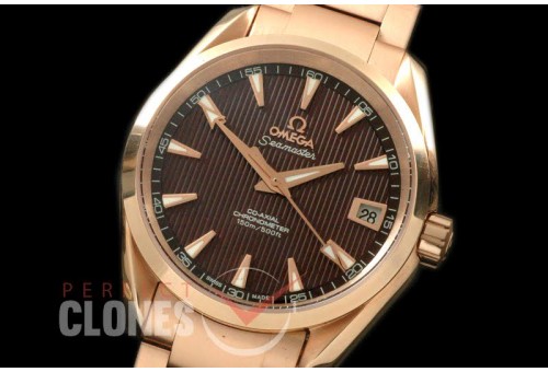 OMAT385-133S Aqua Terra Ladies RG/RG Brown Stk A-2824