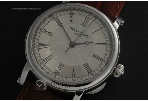 PP10052 Calatrava 5053 WG Cream Dial Swiss Eta 2824-2