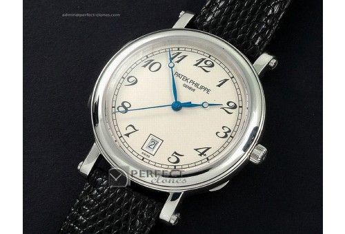 PP1005Calatrava 5053 WG White Dial Swiss Eta 2824-2