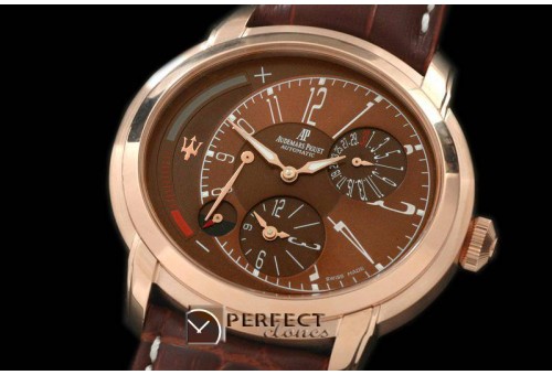APML10009 Millenary Reserve/Duo Time RG/LE Brown Asian 23 Auto