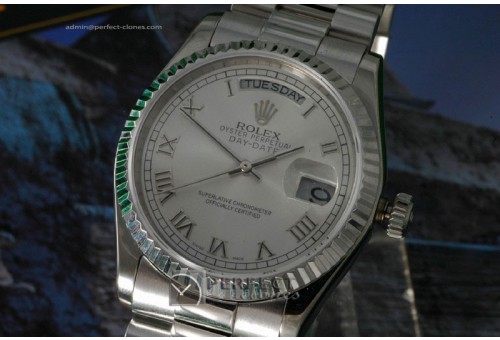 RLDDS10005 SS, Silver Dial Roman Marker Swiss Eta 2836-2