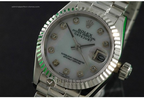 RDJLS10002 SS MOP Dial Diamond Marker Swiss Eta 2671-2