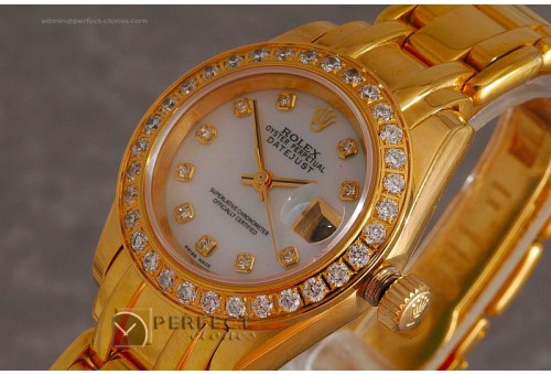 RDJLF10031 FG Masterpiece MOPWhite Dial Diamond markers Eta 2671
