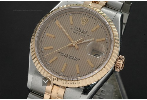 RDJMT10005 14K Wrapped TT GoldTux Dial, Stick Markers Eta 2836-2