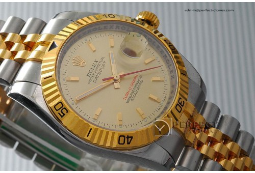 RDJMT10042 TT SS/YG TURN O GRAPH Jub TT Gold Swiss Eta 2836-2