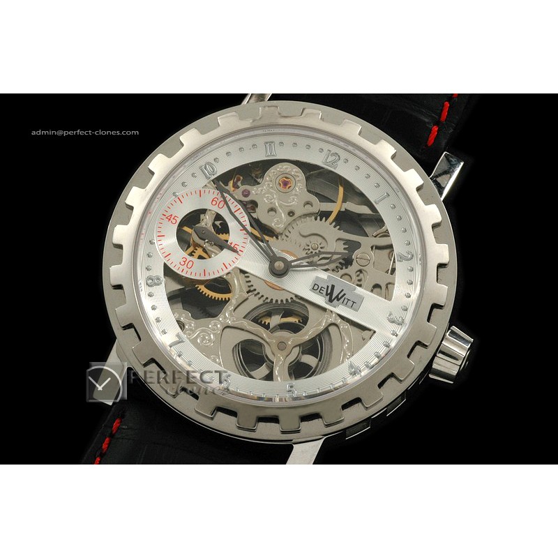 DW10002 Academia Chronographe SS White Lemania Manual HW