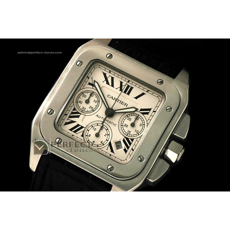 CARS10008 Santos 10Chrono SS Men Asia 77528800bph