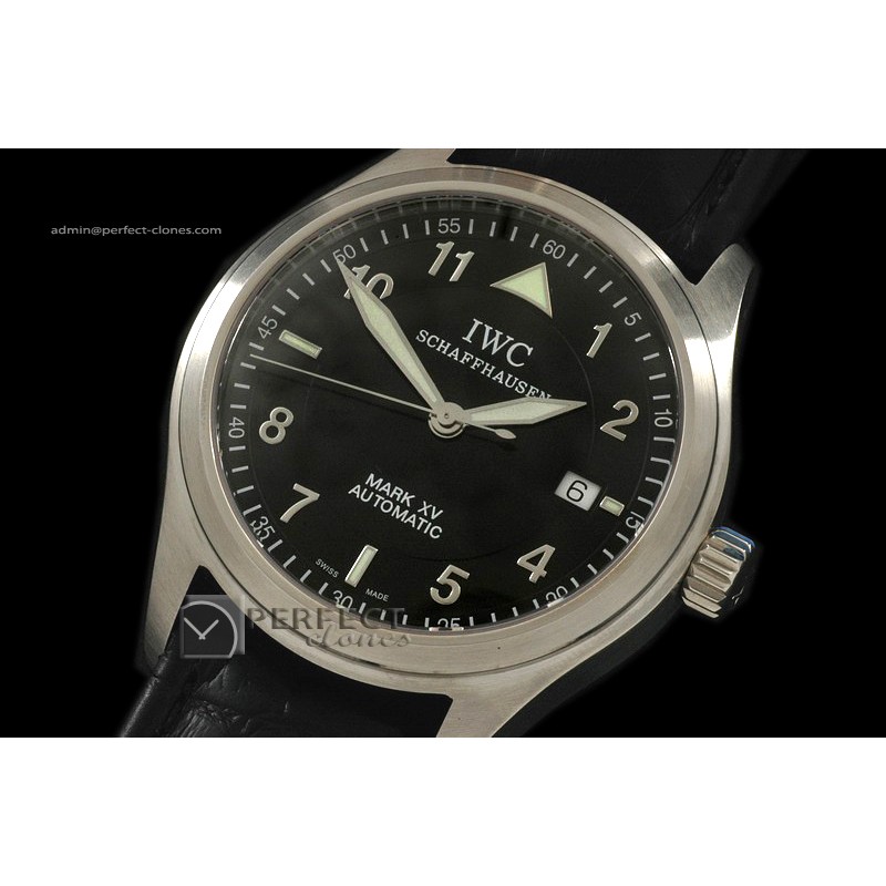 IW10019 Mark XV SS Black Num/Stk Dial Swiss Eta 2824-2