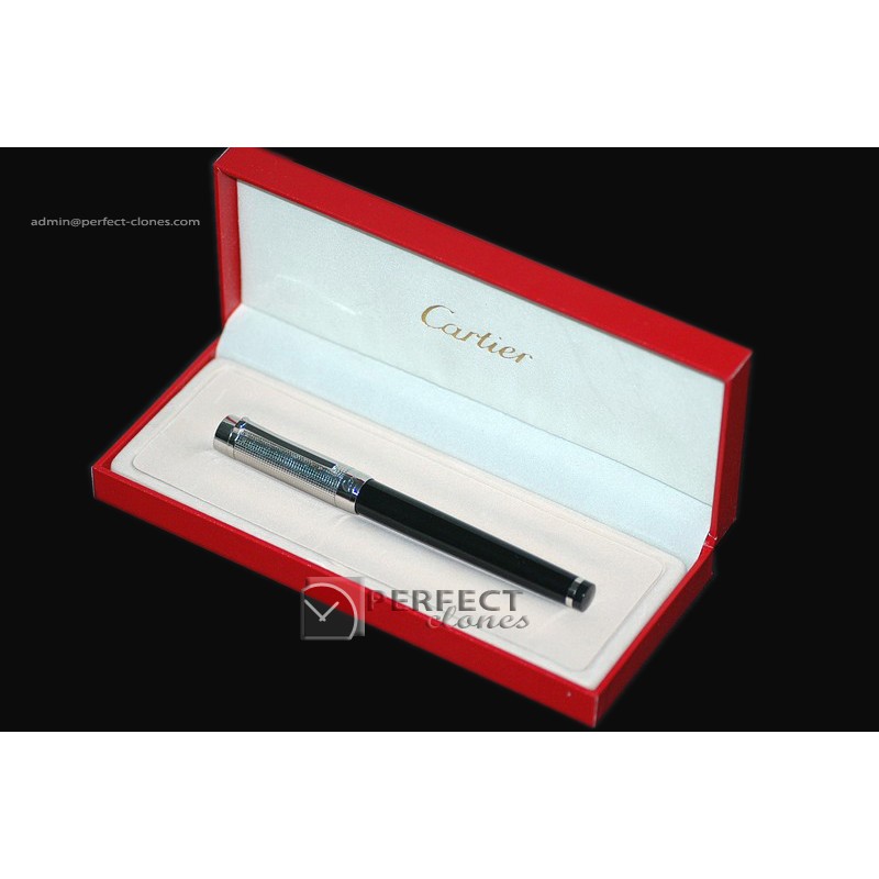CARZ1025 Pasha de Cartier Silver / Black Fountain