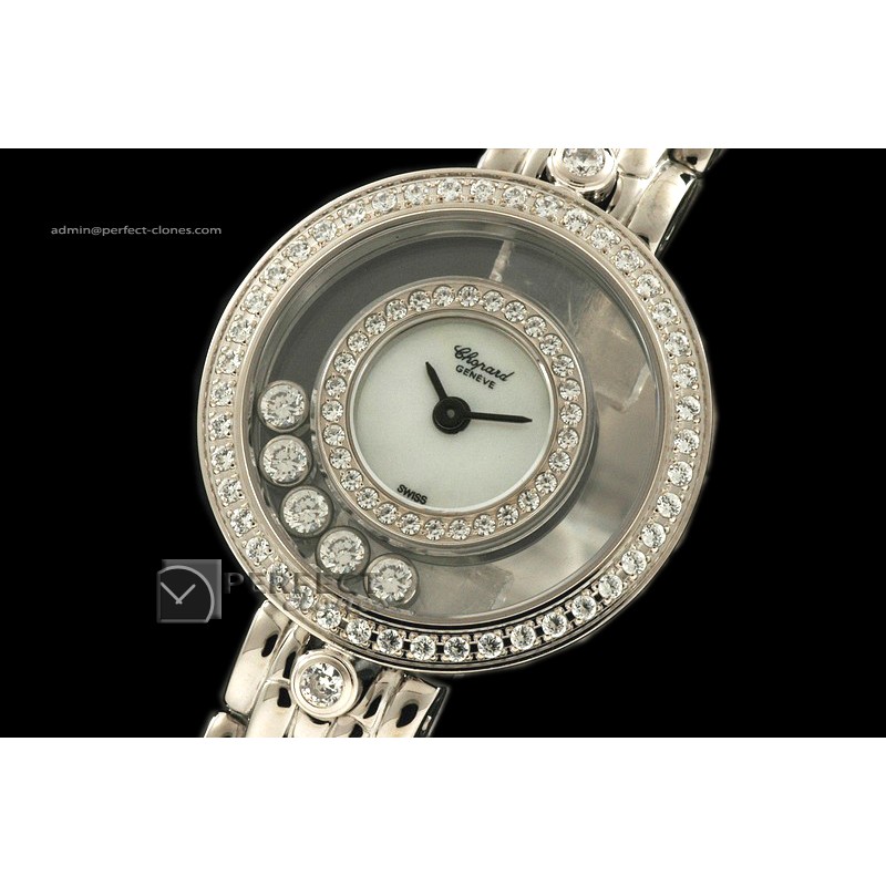 CP10019 Happy Diamonds Ladies SS Black Swiss Quartz Original Mov