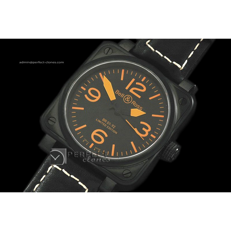 BO01003 BR Instrument 01-092 PVD Black/Orange 39mm Asia 21J