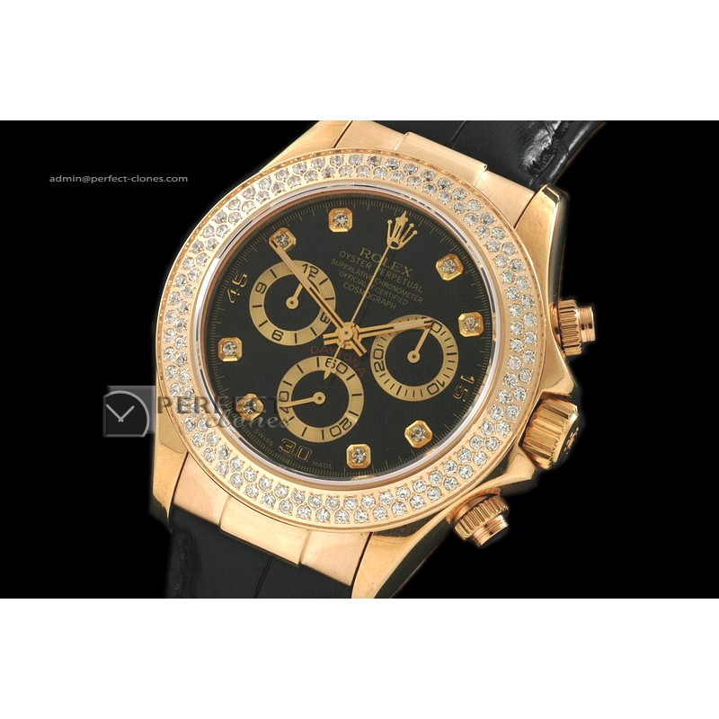 RLDF10032 FG Black Dial Diam Markers/Bez LE Asia 775Secs@6.00