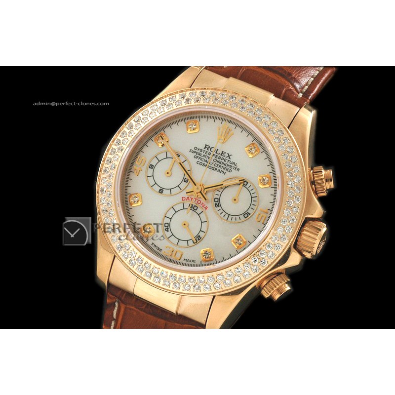 RLDF10033 FG MOP Wht Dial Diam Markers/Bez LE Asia 775Secs@6.0