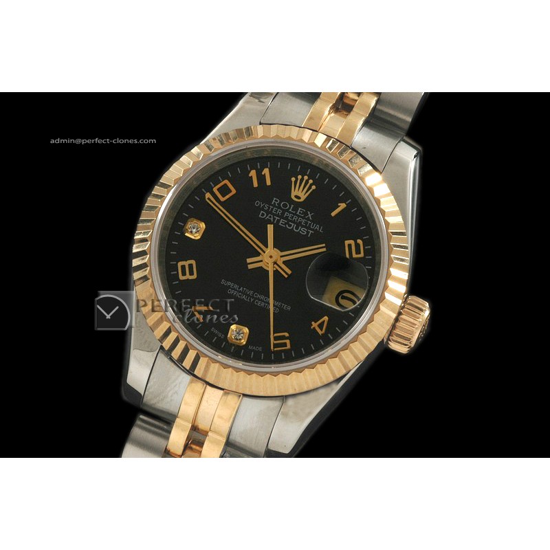 RDJLT00183 TT Jubilee Black Numeral Swiss Eta 2671-2