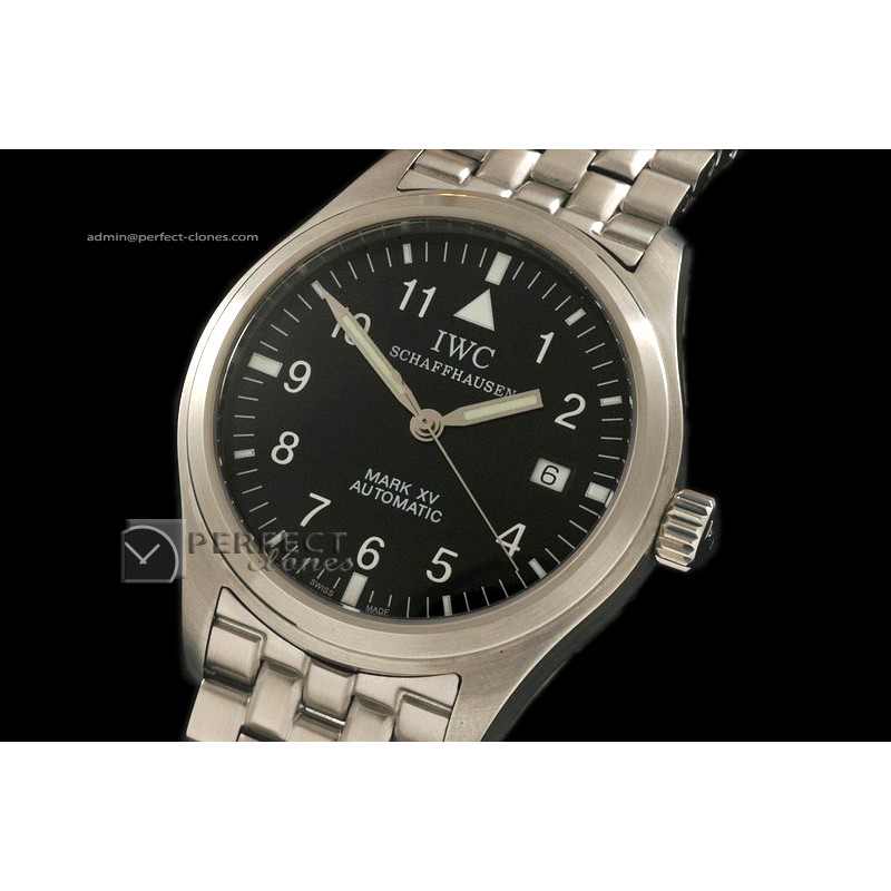 IW10047 Mark XV SS Black Num/Stk Dial Swiss Eta 2824-2