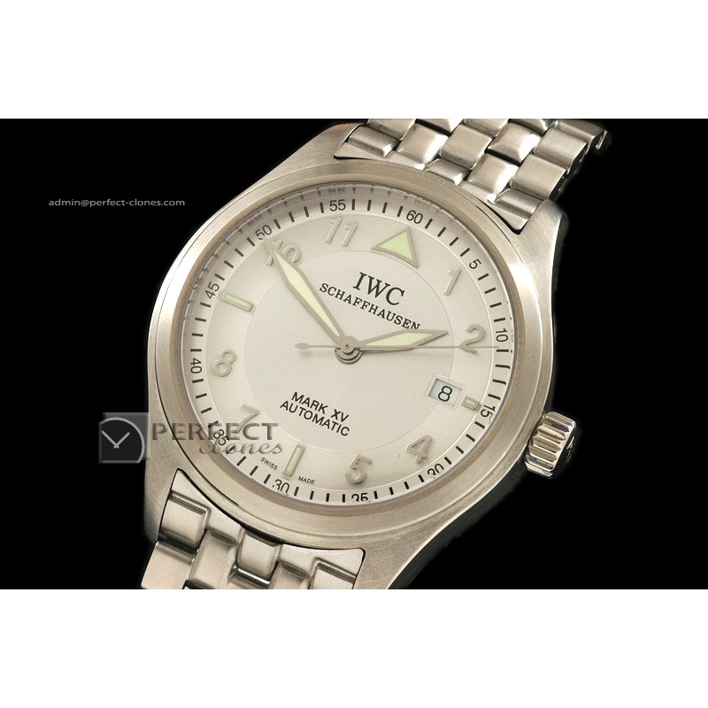 IW10048 Mark XV SS White Num/Stk Dial Swiss Eta 2824-2