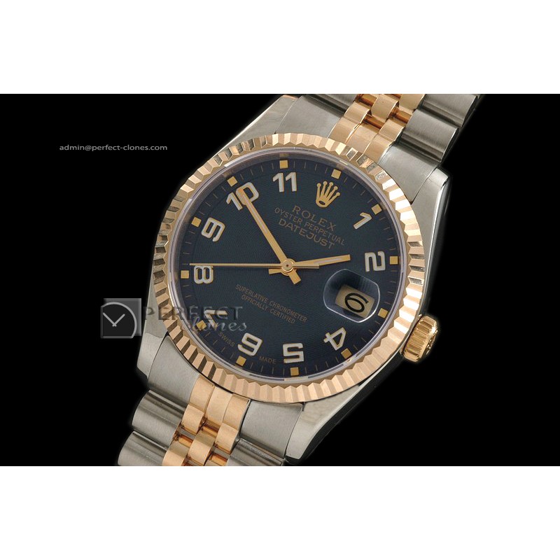 RDJMT10024 TT Blue Dial Numeral Markers Swiss Eta 2836