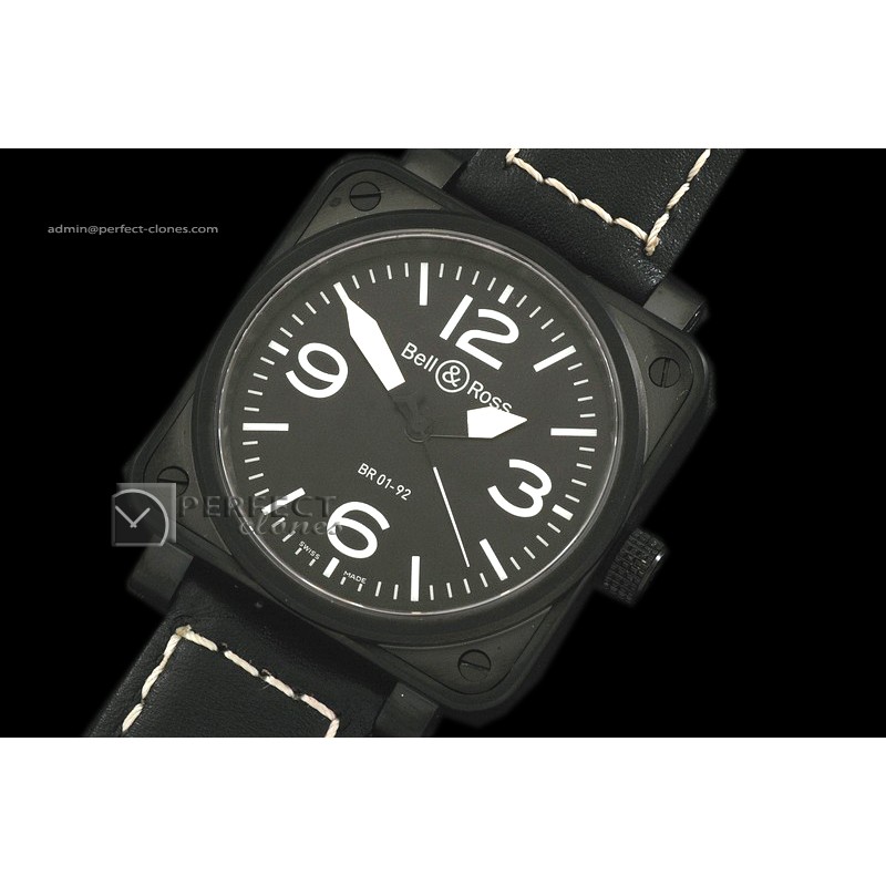 BO01004 BR Instrument 01-092 PVD Black 39mm Asia 21J