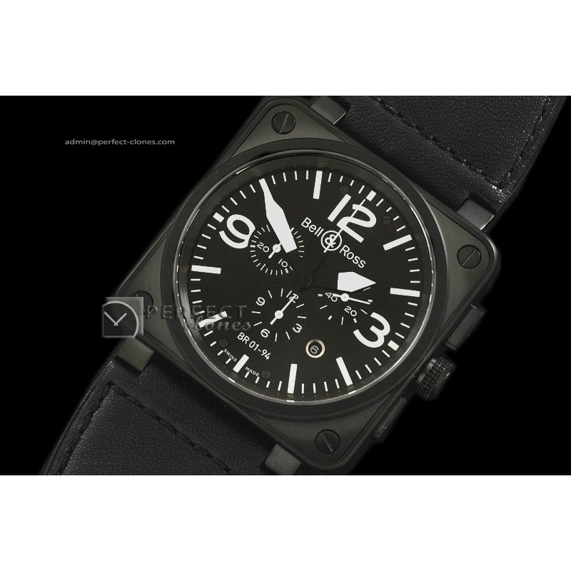 BO10013 BR Instrument 01-94 Limited Ed Chrono PVD Black 46mm Swi