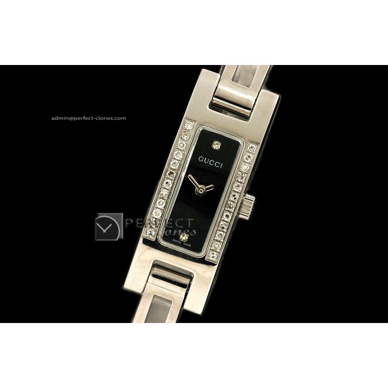 GU10005 3905 Series Diamonds Pearl Black c/w Boxset, Real Diamon