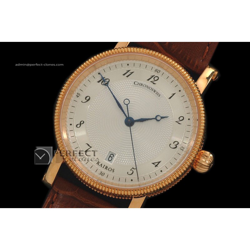 CS10007 Kairos RG White Swiss Eta 2824