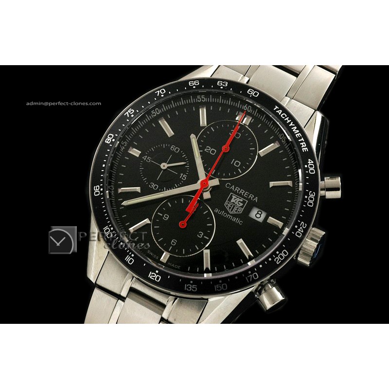 TG10051 Carrera Racing Chronograph SS Black Asia 77528800bph