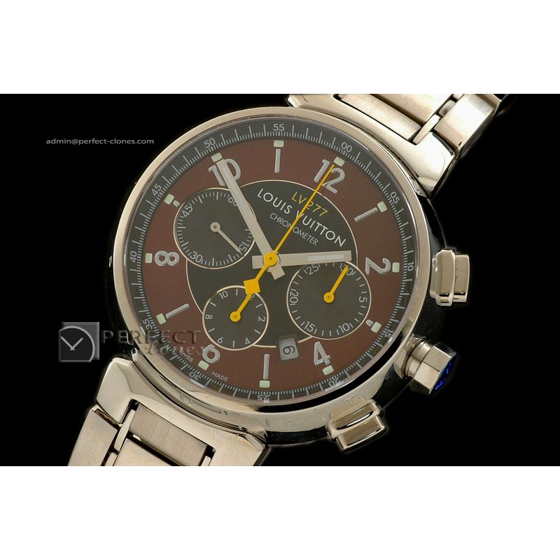 LV10022 Tambour 277 Chronograph SS Brown Asia 7752880bph