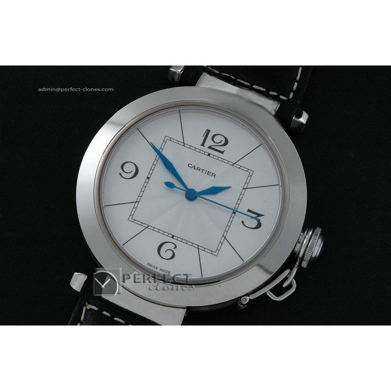 CARPS10021 Pasha 42mm SS White Dial Swiss Eta 2892-2