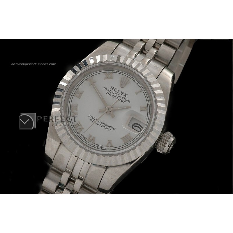 RDJLS10041 SS Jub White Roman Swiss Eta 2671-2