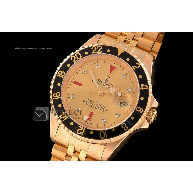 RLGF10003 GMT Master FG Gold Dial Jubilee Swiss Eta 2836-2