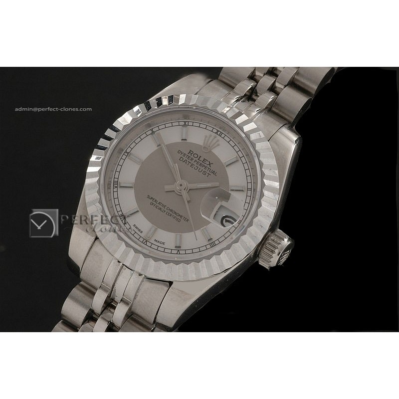 RDJLS10008 SS 2-Tone Dial Jubilee Stick Marker Swiss Eta 2671-2