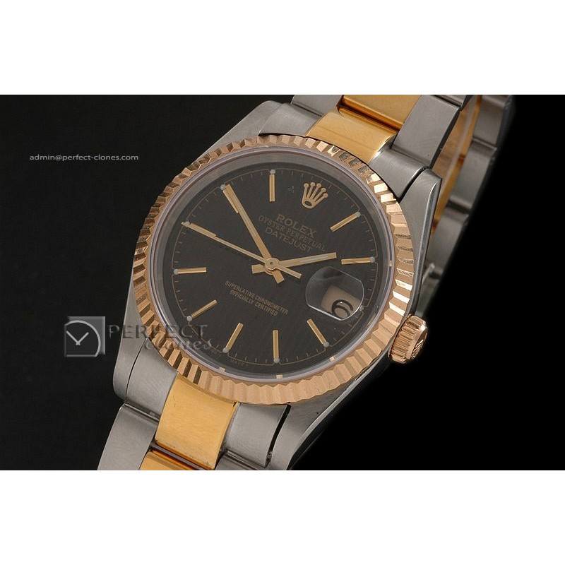 RDJMT10032 TT Black Dial Stick Markers Osyter Eta 2836-2