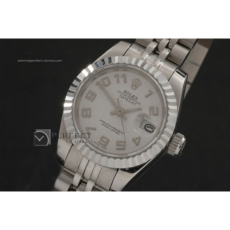 RDJLS10057 SS White Dial Jubilee Numeral Marker Swiss Eta2671